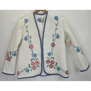 Mentosilly Handmade Jacket From Upcycled Quilt Grandpa‎ Core Size Large